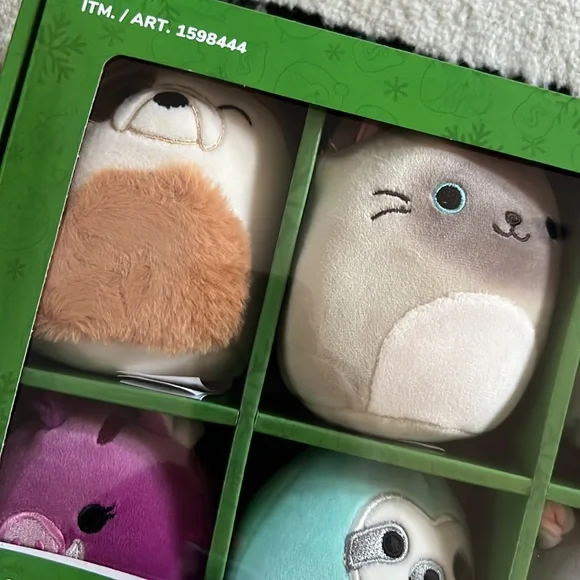 Squishmallow ornaments 2024 NIB🐶🦛🐱🐮 - Picture 4 of 10